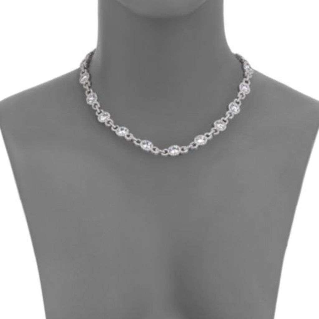 Adriana Orsini Faceted Cz Diamond Necklace